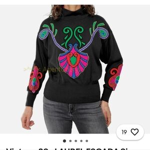 Vintage Laurel Escada Colorful Sweater, Sz S